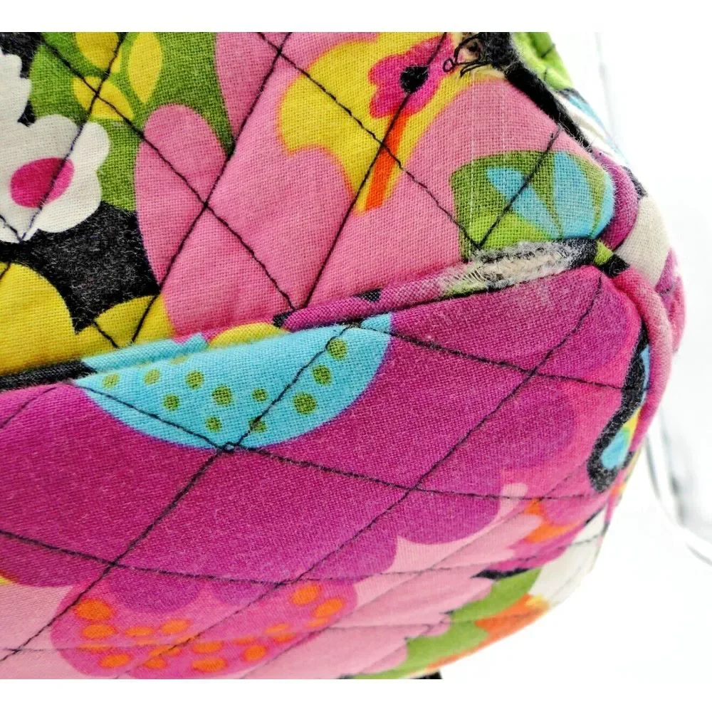 Vera Bradley Va Va Bloom Retired Pattern Backpack 4 Zip Pockets 2 Bottle Holders